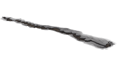 (4K) Ground Earthquake Crack 9