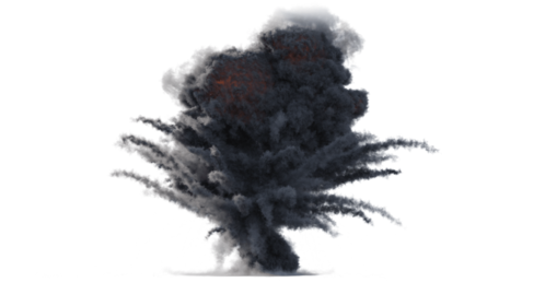 (4K) Ground Gas Explosion 1