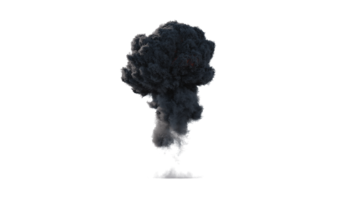 (4K) Ground Gas Explosion 5