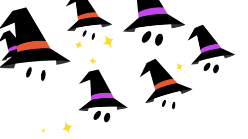 (4K) Halloween Transition Ghosts 2