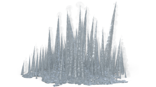 (4K) Ice Needle Attack 2