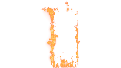 (4K) Loopable Door Fire 4