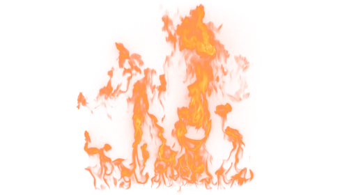 (4K) Loopable Wall Fire 23
