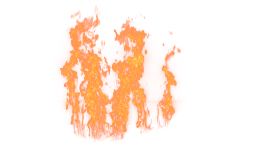 (4K) Loopable Wall Fire 28