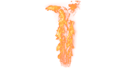 (4K) Loopable Wall Fire 34
