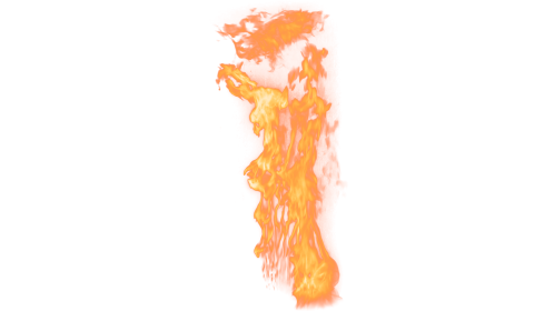 (4K) Loopable Wall Fire 35