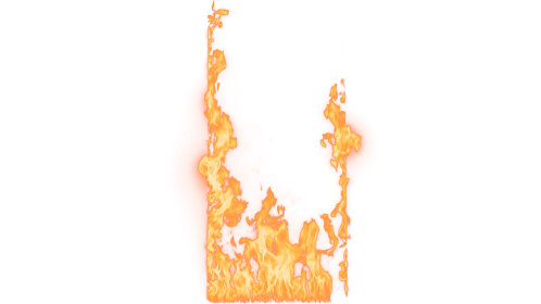 (4K) Loopable Window Fire 4