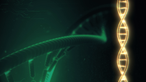 (4K) Looping DNA Background 3