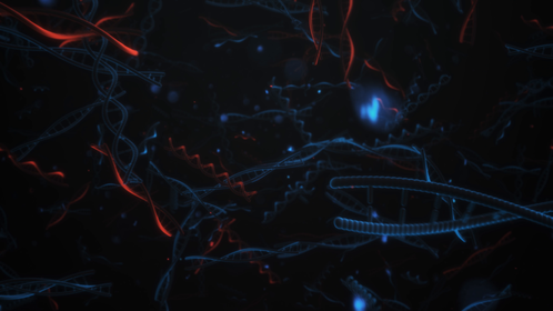 (4K) Looping DNA Background 5
