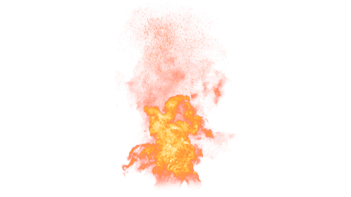 (4K) Looping Fire With Embers 1