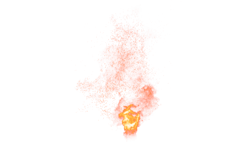 (4K) Looping Fire With Embers 3