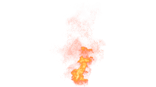 (4K) Looping Fire With Embers 4