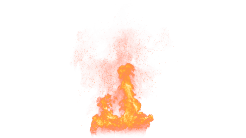 (4K) Looping Fire With Embers 6