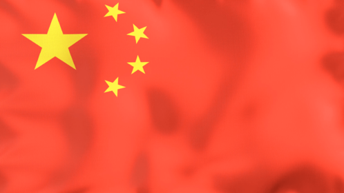 4K Looping Flag China