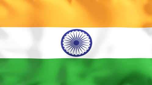4K Looping Flag India