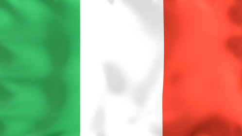 4K Looping Flag Italy