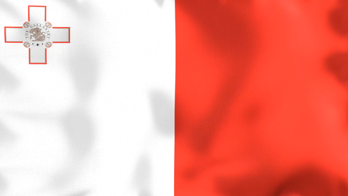 4K Looping Flag Malta