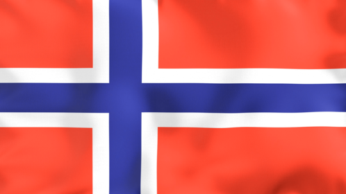 4K Looping Flag Norway