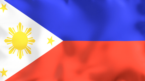4K Looping Flag Philippines