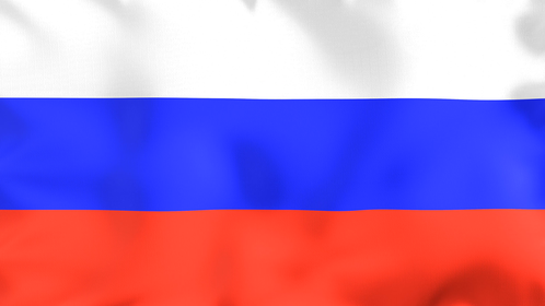 4K Looping Flag Russia