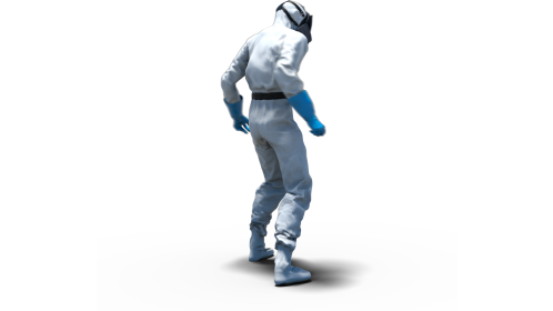 (4K) Looping Hazmat Idle Back 1