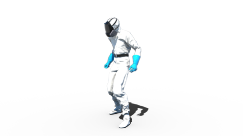 (4K) Looping Hazmat Idle Front 2