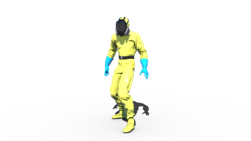 (4K) Looping Hazmat Idle Front 4