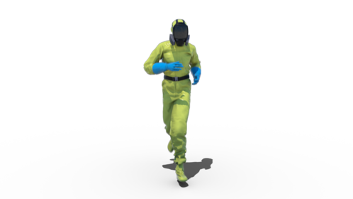 (4K) Looping Hazmat Run Front 1