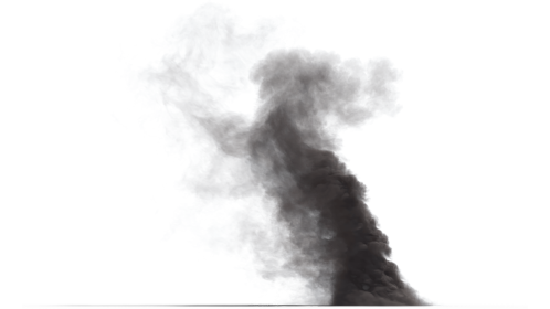 (4K) Looping Smoke Plume Small 6