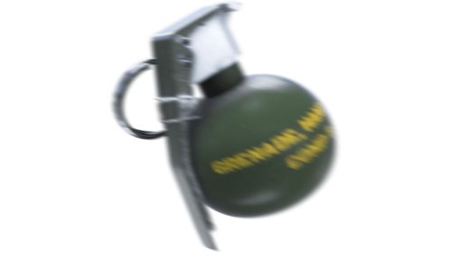 (4K) M67 Grenade Flyby