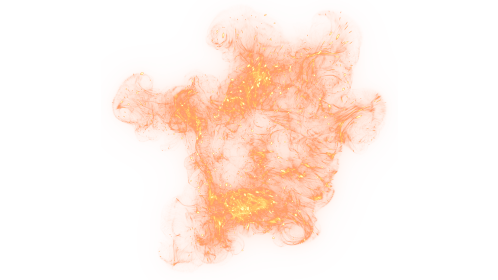 (4K) Magic Energy Burst 31 Orange