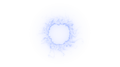 (4K) Particle Shockwave Blue Twist