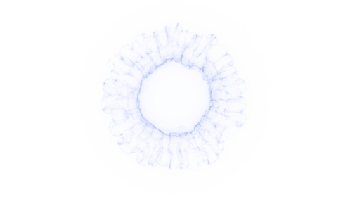(4K) Particle Shockwave Jellyfish