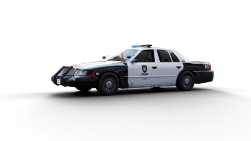 (4K) Police Car Drift 1
