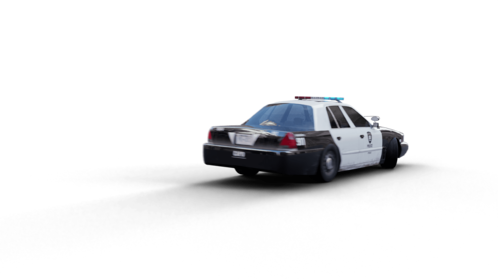 (4K) Police Car Drift 11