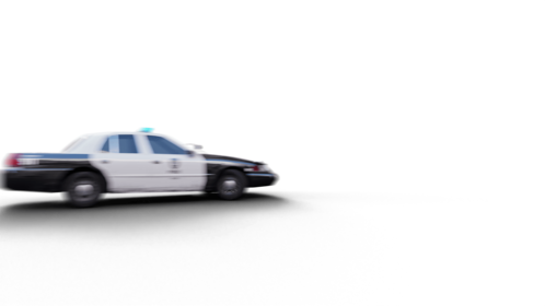 (4K) Police Car Drift 6