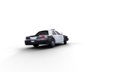 (4K) Police Car Drift 7