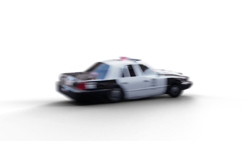 (4K) Police Car Driveby 2