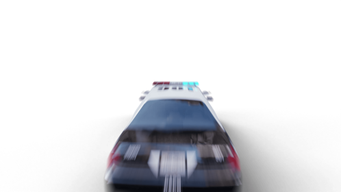 (4K) Police Car Driveby 5