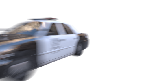 (4K) Police Car Driveby 7