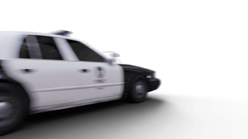 (4K) Police Car Stop 3