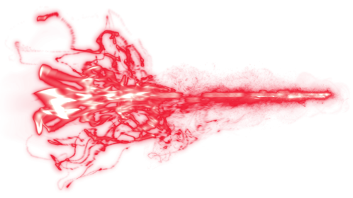 (4K) Red Witch Magic Beam Back 1