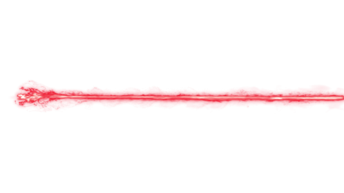 (4K) Red Witch Magic Beam Side 1