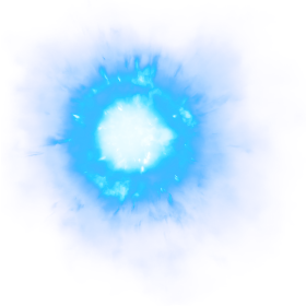 (4K) Rocket Exhaust Blue Flat