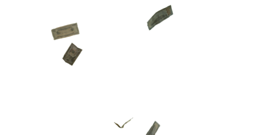 (4K) Slowmo Money Drop 4