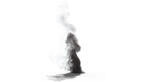 (4K) Smoke Plume Small 4