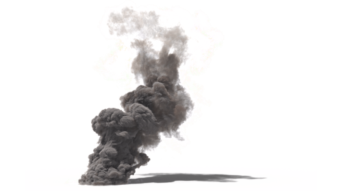 (4K) Smoke Plume Windy 6