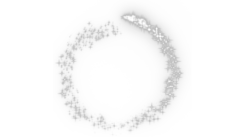 (4K) Sparkle Motion Circle 1 White