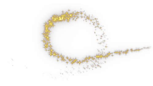 (4K) Sparkle Motion Loop 1 Yellow