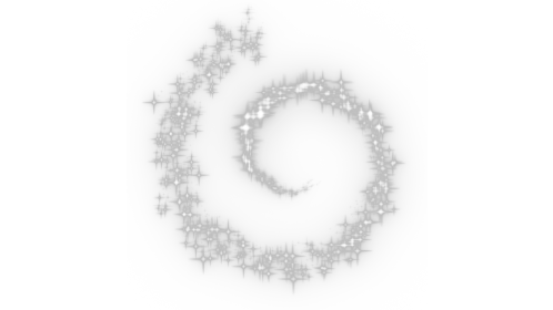 (4K) Sparkle Motion Spiral 1 White